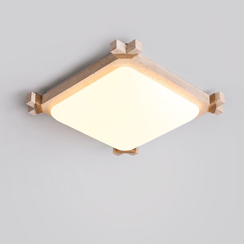 Xelan Travertine Ceiling Light