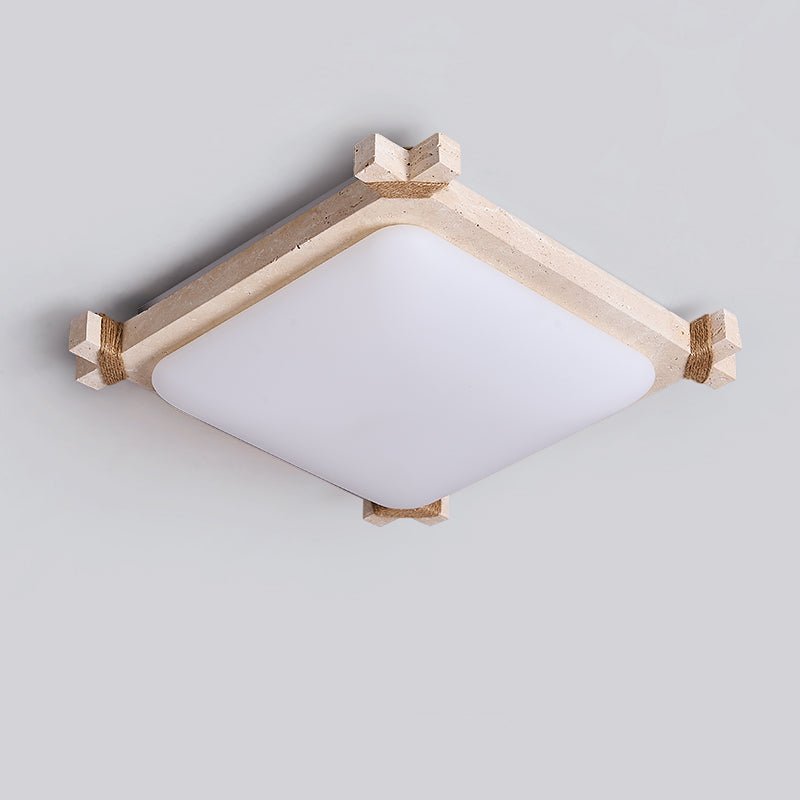 Xelan Travertine Ceiling Light