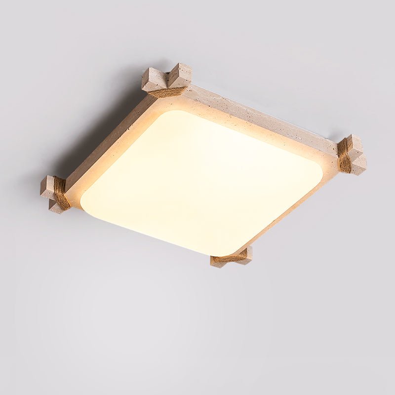 Xelan Travertine Ceiling Light