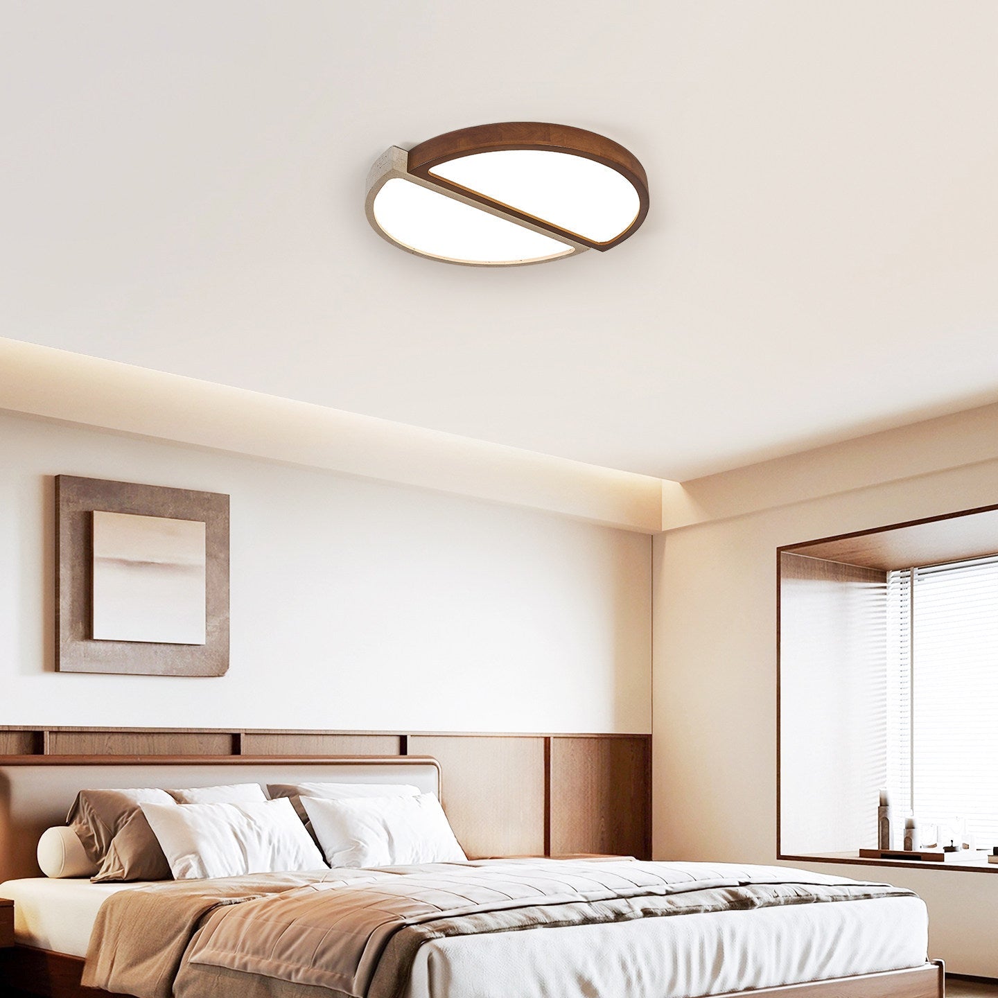 Zyresca Travertine Ceiling Light
