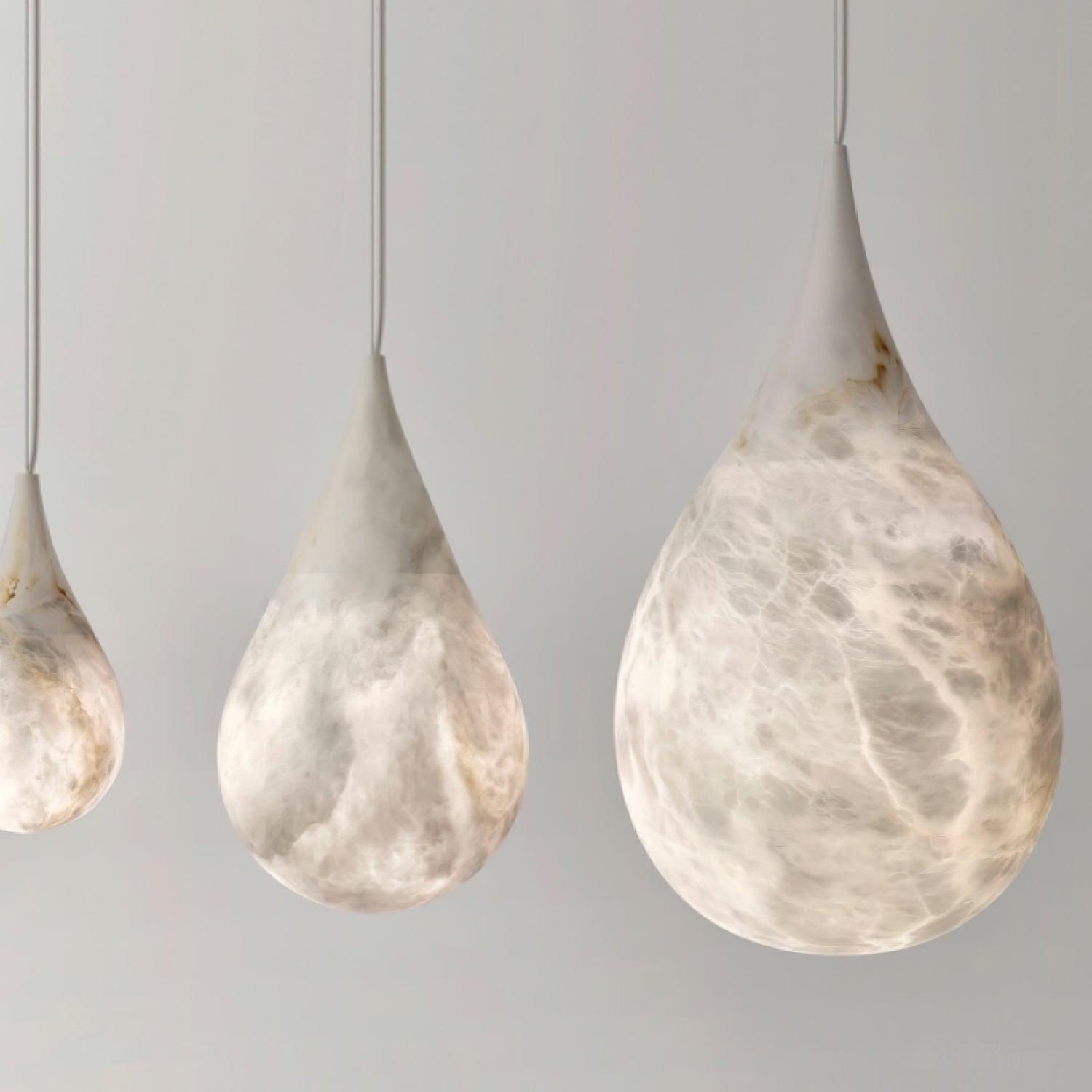 Cyo Alabaster Raindrop Pendant Light