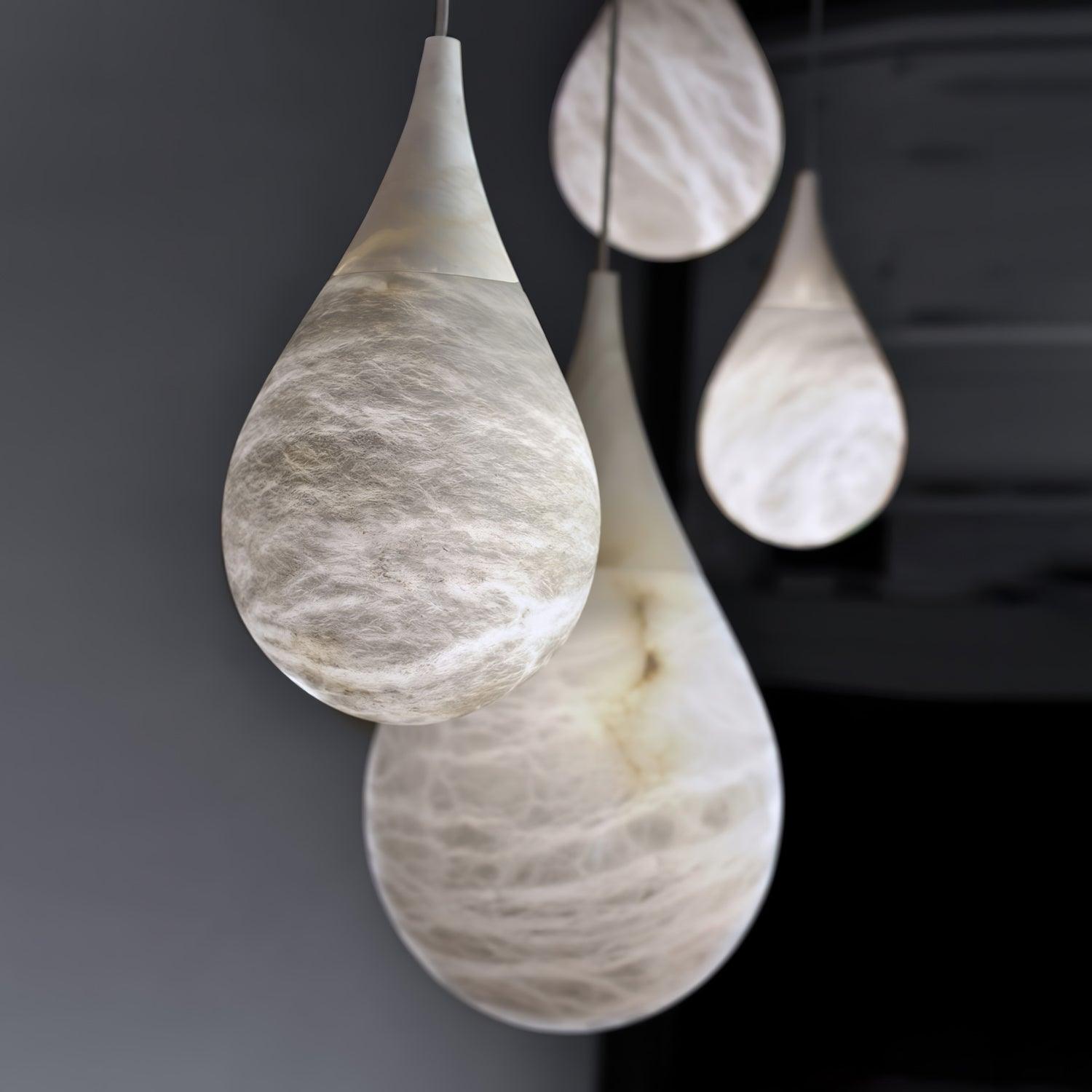 Cyo Alabaster Raindrop Pendant Light