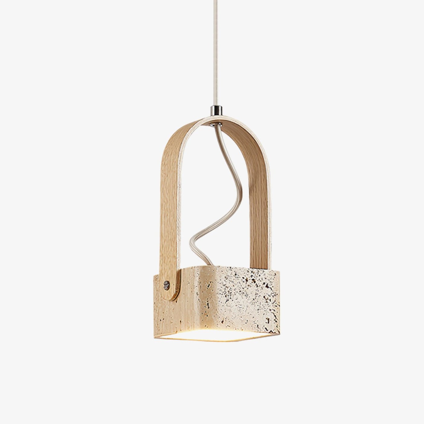 Lorecello Natural Stone Pendant Light