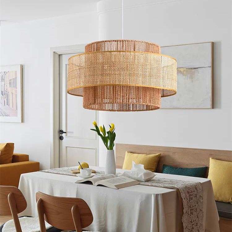 Liora Wabi Sabi Hemp Rope Pendant Light