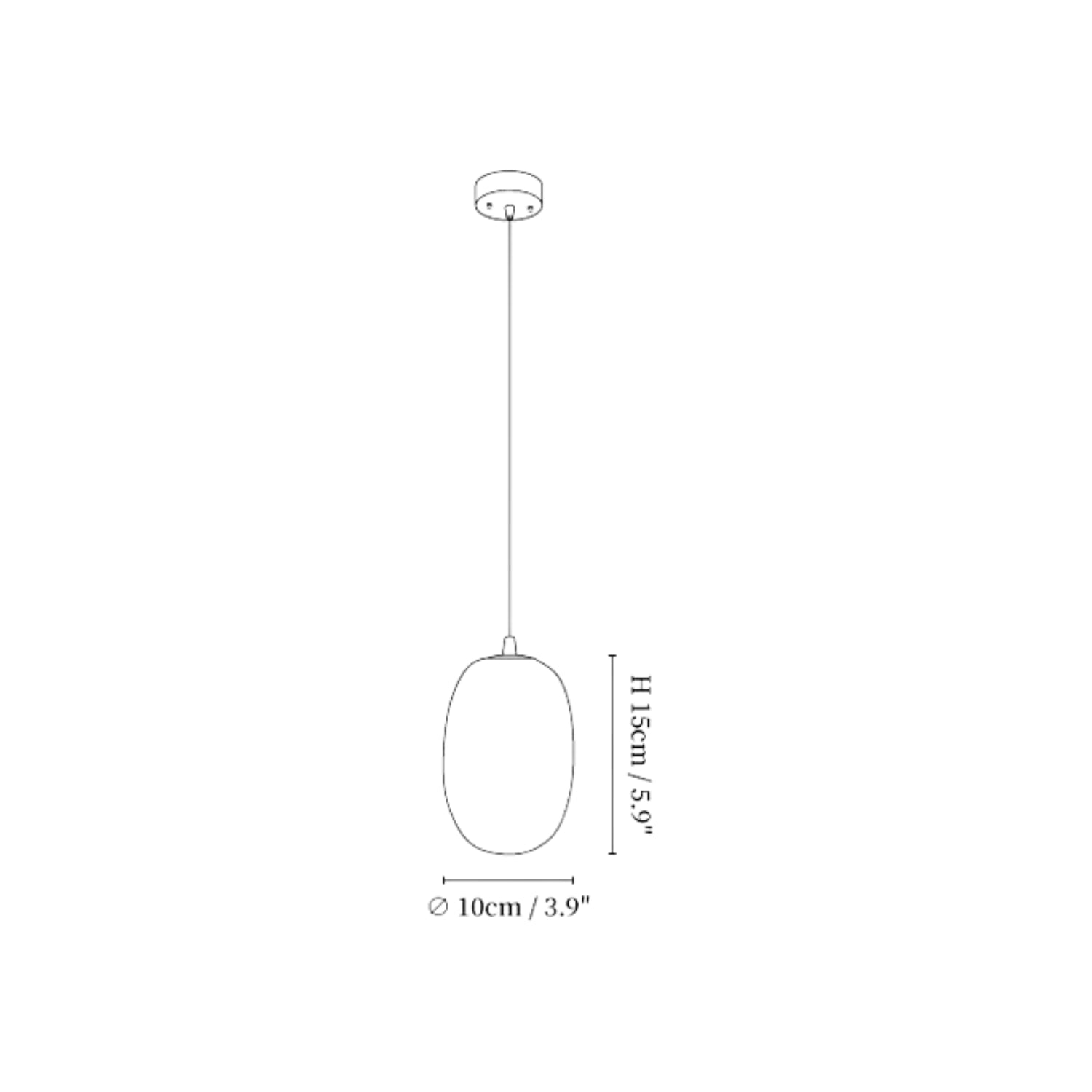 Podan Alabaster Pendant Light