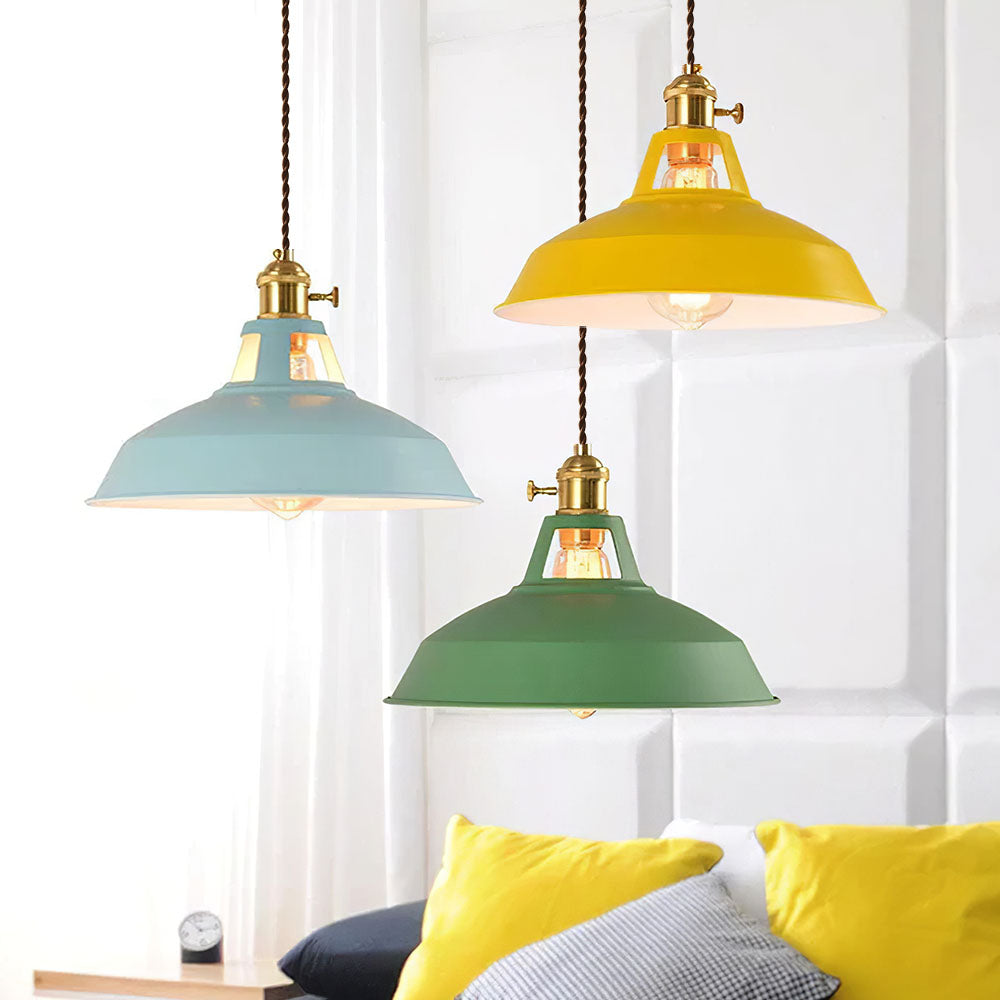 Cone Colorful Pendant Light
